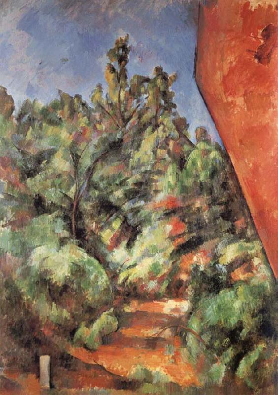 Paul Cezanne Bibemus Le Rocher Rouge Sweden oil painting art
